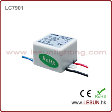 Aprobación CE 1X2w Constante actual LED Driver / fuente de alimentación LC9501